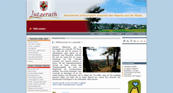 Desktop Screenshot of lutzerath.de